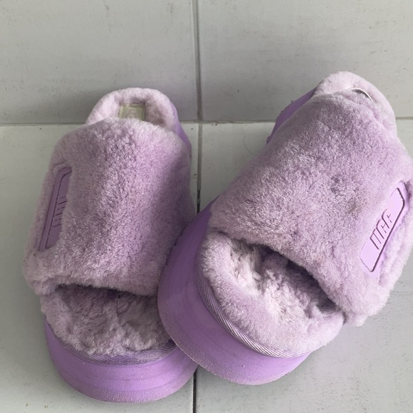 Lavender platform ugh slip on - Picture 4 of 5
